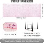 Uross Carpet Protector for Pets - Random Color Cat Carpet Protector for Doorway, Anti Scratch Under Door Cat Protector Mat, Easy to Cut Plastic Scratch Stopper Guard Carpet 3.6FT