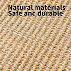 PODOO Bunny Scratch Pads, Sisal Rabbit Scratching Pad, Natural Rabbit Resting Mats for Cages, Forage Grass Mat Indoor Essentials Accessories for Guinea Pig Cat (3Pcs, 15.7x11.8 inches)
