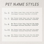 Anavia Small Size Dog Cat ID Tags, Small/XS Personalized Color Plated Stainless Steel Puppy Kitten Name Tags, Customized Engraved Nameplate Pet Collar Tag (Rose Gold, XS-Rectangle)