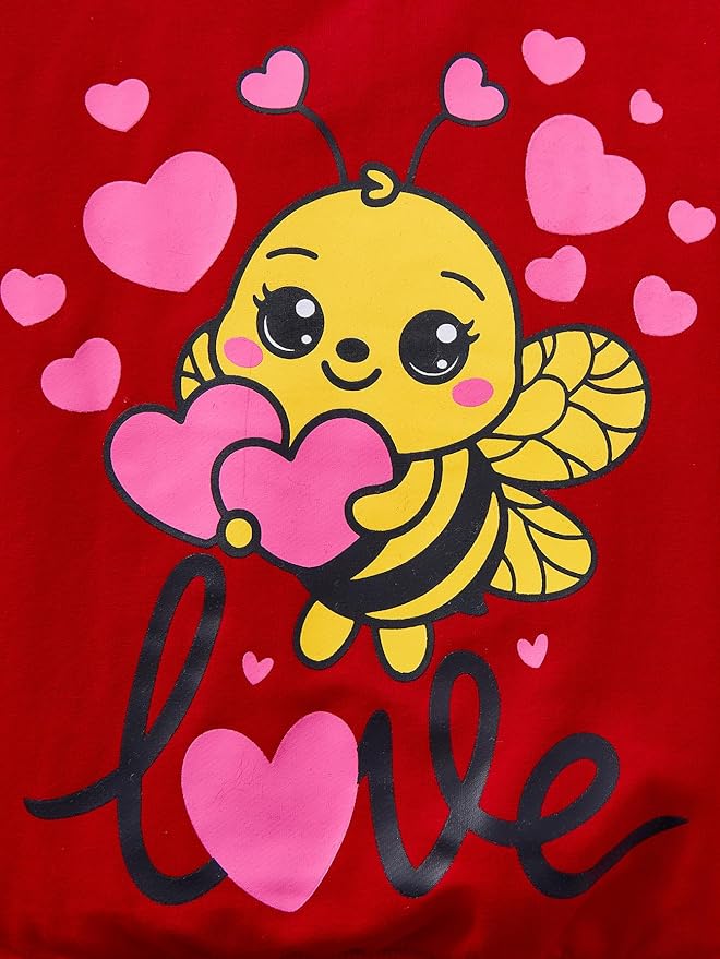 RETSUGO Toddler Baby Girls Sweatshirts Casual Pullover Crewneck Winter Long Sleeve Tops Shirts Clothes 3T-8T