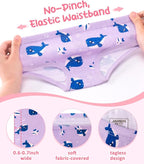 Girls and Toddlers 100% Cotton Underwear Tagless Soft Panties Size 2-3T,4-5T,6,8,10,12 (6-Pack)