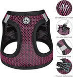Step in Dog Harness Comfort Mesh Dog Vesr Harness Extra Small Pet Harness for Chihuahua Soft Padded Harness Lightweight Puppy Harness for Cat Doggie Outdoor Walking (Rose, Medium)