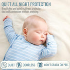 DMI Waterproof Mattress Protector, Mattress Pad, Waterproof Mattress Cover, Bed Pad and Bed Cover, Encased Zippered Fit, Queen (Pack of 1), White