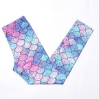 Girl Unicorn Leggings Kid Rainbow Print Legging Tights Trousers Slim Long Pants