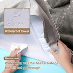 EHEYCIGA Orthopedic Dog Bed for Medium Dogs, Waterproof Memory Foam Medium Pet Beds with Sides, Non-Slip Bottom and Egg-Crate Foam Dog Couch Bed with Washable Removable Cover, Grey