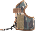 Tactical Cat Harness and Leash for Walking Escape Proof Breathable Mesh Fabric, Green Jungle Camo, Large, Adjustable Cat Walking Jackets, Padded Stylish Cat Vest