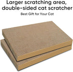 AGYM Cat Scratchers 6 Packs Refill Cat Scratching Pad Cardboard for Indoor Cats and Kitten, All Breeds Cat Scratch Pad Board Easy for Cats to Scratch
