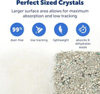 PetSafe ScoopFree Premium Crystal Cat Litter - Outperforms Clay Litter - Refill Packs - Reusable Tray Compatible - Fragrance Free - 4.3 lb Bags - 2 Pack