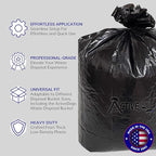 ActiveDogs Dog Poop Bucket Bags 12PK - Heavy Duty 5 Gallon Poop Bags for Dogs Waste Removal Trash Can, Bucket or Pail - Extra Thick 1.2ml Plastic Tear Resistant & Leak Proof Refill Liners