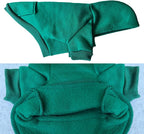 Jecikelon Winter Dog Hoodie Sweatshirts with Pockets Warm Dog Clothes for Small Dogs Chihuahua Coat Clothing Puppy Cat Custume (Green, Medium)
