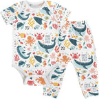 Baby Clothes Set Infant Bodysuits Pants Sets 0-24M For Boys Girls