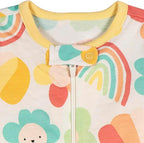 Onesies Brand Baby Girls' 4-pack Sleep 'N Play Footies Multi Pack