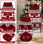 Cat Dog Christmas Sweater Pet Winter Warm Coat Pajamas Small Dog Sweaters Reindeer Snowflake Christmas Sweater for Cats Kitty Puppy Small Dogs (Reindeer, M)