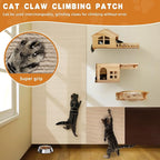 2pack Cat Scratch Couch Furniture and Wall Protector | Adhesive Cat Scratch Pad for Covering Cat Tower, DIY Climbing Cat Scratcher Couch Protector from Cat Claws Scratching (Off-White)
