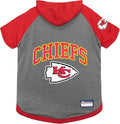 Pets First NFL Kansas City Chiefs Hoodie for Dogs & Cats. | NFL Football Licensed Dog Hoody Tee Shirt, Medium| Sports Hoody T-Shirt for Pets | Licensed Sporty Dog Shirt