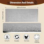 Cat Scratch Furniture Protector, 39.4"x15.8" Self Adhesive Cat Scratch Mat Pad,Cut to Fit DIY Replacement Carpet for Tree,Wall,Bed,Door, Couch Protector (Light Grey)