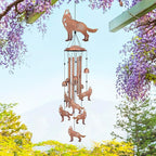 Wolf Wind Chimes for Outside,Wolf Gifts for Women/Men/Sympathy Gift/Memorial Gifts/Birthday Festival Metal windchimes Outdoors/Indoors,Patio,Garden Decor,Home,Porch,Yard Decor