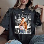 Custom Bootleg Rap Tee, Personalized Girlfriend Vintage Graphic T-Shirt, Photo Shirt, Valentine Birthday Gifts
