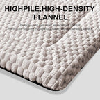 Dog Bed Mat - Dog Crate Pad - Reversible Mat for Pet Comfort - Soft Bed Crate Pads for All Seasons - Durable, Machine Washable Mat for Crates, Travel, and Home (Light Gray, 18" L*14" W*1.5" Th)