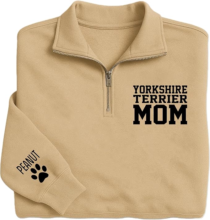 UrbanNEST Custom Dog Mom Sweatshirt, Cute & Cozy Gift for Dog Lovers, Perfect for Pet Moms