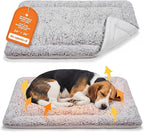 Self Warming Cat Bed, Reversible Warming Cooling Cat Bed, Winter Warm Cats Pad & Summer Cooling Cats Mat, Soft Pet Mat for Kitty & Small Dogs, Perfect for Crates, Kennels, Beds, Sofas, Gray, 24"x36"