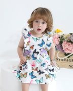 Mioglrie Baby Girl Dress Summer Girl Clothes Infant Outfits Newborn Ruffle Sleeveless Sundress Cute Dresses for Girls