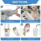 5-in-1 Cordless Pet Grooming Vacuum & Deshedding Tool - Rechargeable All-in-One Brush with Vacuum for Cats and Dogs, 5 Attachments for Dematting, Shedding & Home Cleaning (new box)
