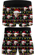 M YESCUSTOM Custom Faces Funny Short Briefs Gift for Husband Underwear