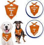 Pets First NCAA Tennessee Volunteers Personalized Tie Around Bandana for Dogs & Cats, Size Large/X-Large. Custom Dog Bandana Scarf Bib for Cat Dog. The Ultimate Game-Day & Party Customizable Bandana