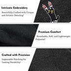 Funny Beanies Warm Knit Hats Fall Winter Black Hip Pop Knit Hat Cap for Women Men