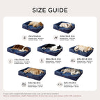 Bedsure Orthopedic Dog Bed for Extra Large Dogs - XL Washable Dog Sofa Beds Large, Supportive Foam Pet Couch Bed with Removable Washable Cover, Waterproof Lining and Nonskid Bottom, Navy Blue