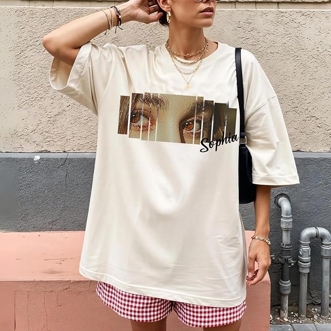 NAZENTI Custom Valentine Shirt Gifts for Boyfriend, Customized Bootleg Rap Tee