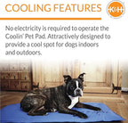 K&H Pet Products Coolin' Pet Pad Blue Small 11 X 15 Inches