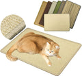 Cat Scratcher Mat, 23.6x15.7' Natural Sisal Scratching Pad with Velcro Tape, Stick on Floor and Wall Cat Scratch Mat Protects Carpet and Sofa