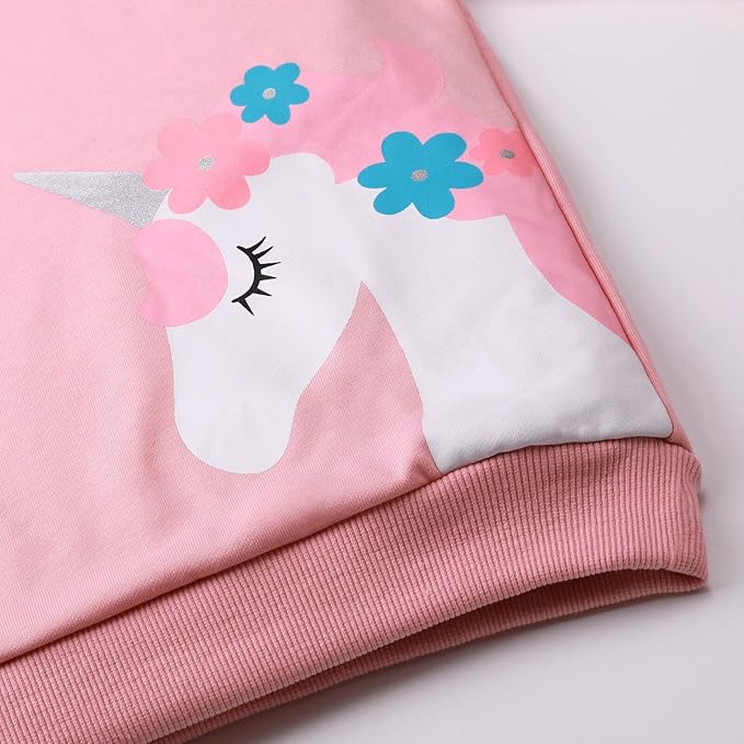 WELAKEN Sweatshirts for Girls Toddler & Kids II Little Girl's Pullover Tops Sweaters & Hoodies