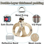 Dog Harness Step-in Breathable Puppy Cat Dog Vest Harnesses for Small Medium Dogs