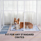 MARUNDA Dog Cooling Mat, No Need to Freeze Or Refrigerate This Cool Pet Pad Cat Mats- Keep Your Pet Cool, Machine Washable.(36" x 24" (L-Crate), Blue)