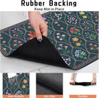 Absorbent Pet Dog Bowl Mat for Food and Water, Pet Cat Food Feeding Mat with Non Slip Rubber Backing, Dog Food Mats for Floors Waterproof, 24"x32"