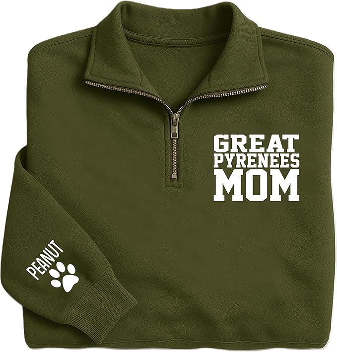 UrbanNEST Custom Dog Mom Sweatshirt, Cute & Cozy Gift for Dog Lovers, Perfect for Pet Moms