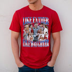 Custom Dad Shirt Personalized Picture T-Shirt for Men for New Dad Daddy Gift for Grandpa