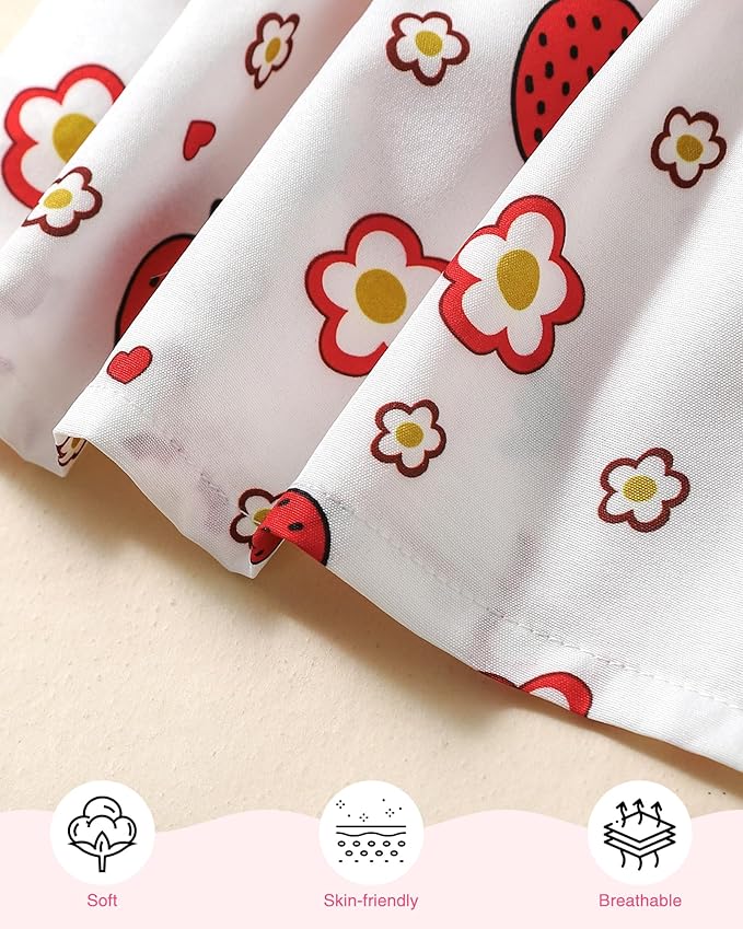 Mioglrie Baby Girl Dress Summer Girl Clothes Infant Outfits Newborn Ruffle Sleeveless Sundress Cute Dresses for Girls