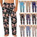 MyPupSocks Custom Pajama Pants for Pet Lover, Personalized Photo Face Printed Pajama Bottoms Sleepwear with Pockets