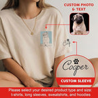 Custom Dog Mom Shirt Gifts for Women, Mother's Day Hoodie, Custom Shirt with Dog Picture for Women