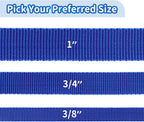 HIKISS Long Dog Leash Obedience Recall Training Agility Lead with Thickening Material for Large Dog - 15ft 20ft 30ft 50ft 100ft Training Leash(Blue 20ft)