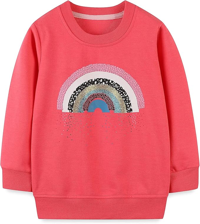 Bumeex Toddler Girl Sweatshirt Clothes Outfit,Cotton Crewneck Christmas Clothing