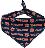 Auburn Tigers Officially Licensed Bandana for Dogs and Cats | Fits Pets Great Gift Idea | Easy-to-Tie (Large, 28")