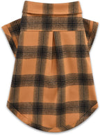 Koneseve Dog Shirt Plaid Dog Clothes for Medium Large Dogs Boy Girl Soft Pet T-Shirts Breathable Outfit Adorable Costume Grid Clothing Birthday Thanksgiving Christmas Sweater Apparel (Yellow; 5XL)