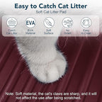 UPSKY Cat Litter Mat, Large Kitty Litter Trapping Mat Soft on Kitty Paws, Litter Box Mat Keep Floor Clean, 31" x 24" Waterproof and Washable Trapping Mats Catcher Pad for Scatter Control