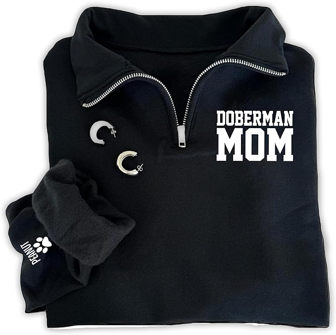 UrbanNEST Custom Dog Mom Sweatshirt, Cute & Cozy Gift for Dog Lovers, Perfect for Pet Moms