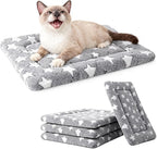Dog Bed Mat, Reversible Crate Pads for Small/Medium/Large Dogs & Cats Sleeping, Portable & Soft, Dog Beds Crate Pad (Grey, XS(18"*14"*1.5"))